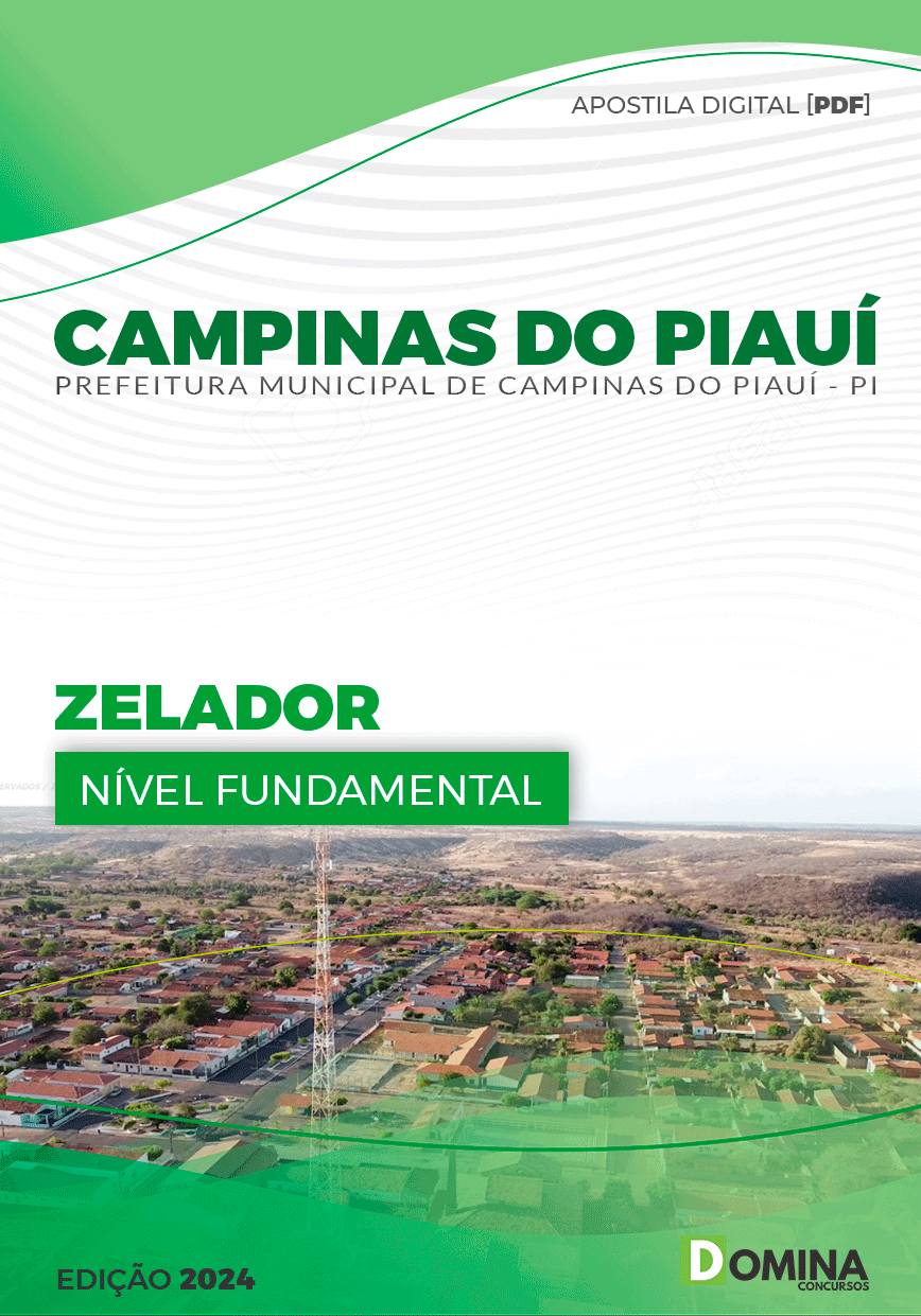 Apostila Pref Campinas do Piauí PI 2024 Zelador