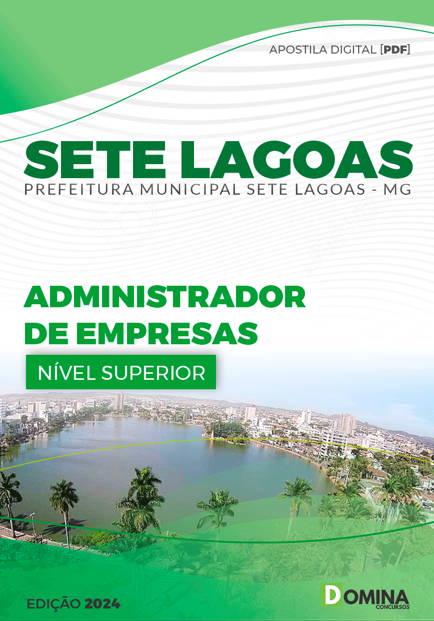 Apostila Pref Sete Lagoas MG 2024 Administrador Empresas