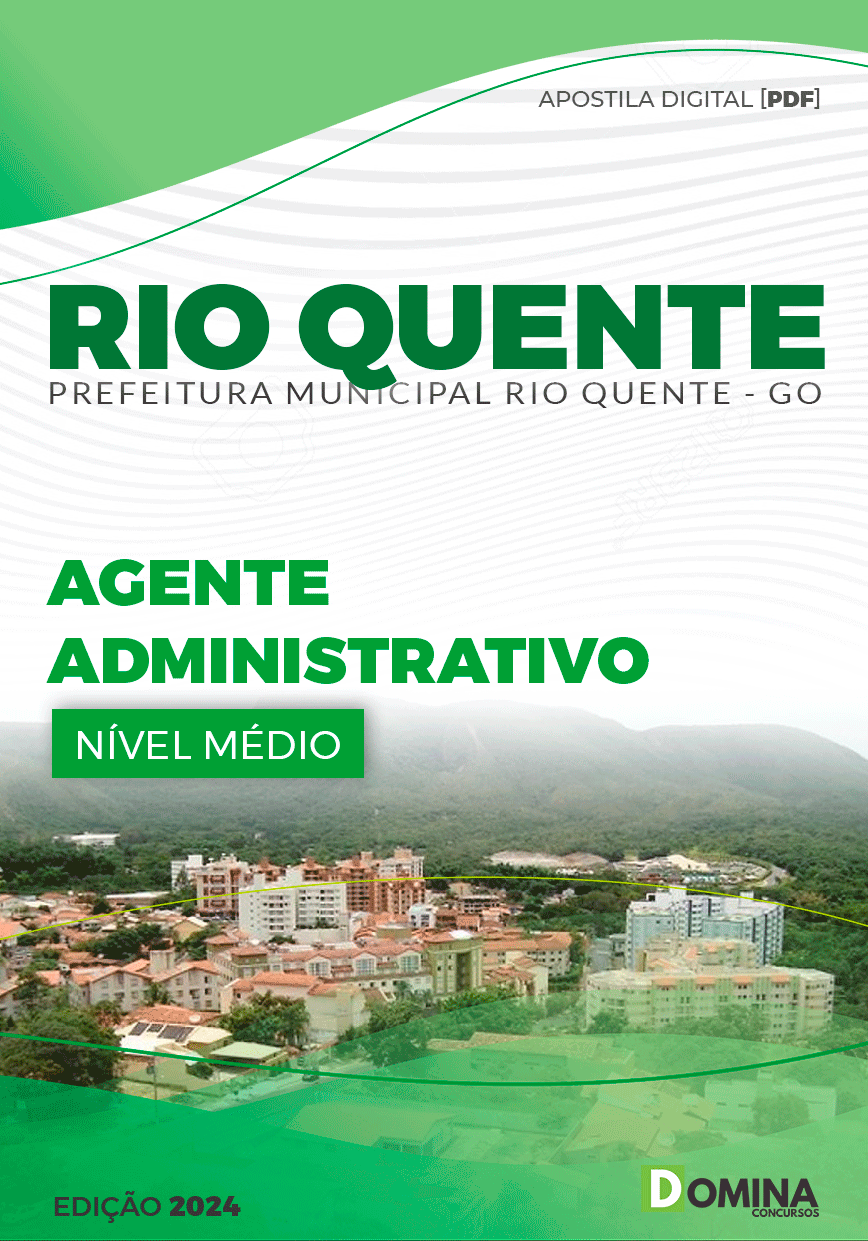 Apostila Pref Rio Quente GO 2024 Agente Administrativo
