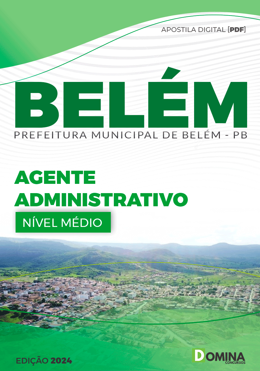 Apostila Pref Belém PB 2024 Agente Administrativo