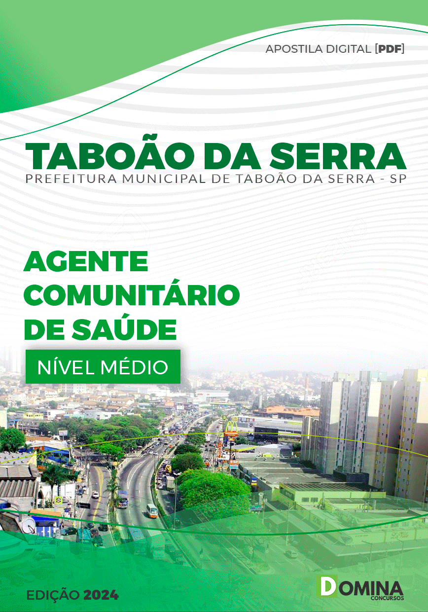 Apostila Pref Taboão da Serra SP 2024 Agente Comunitário Saúde