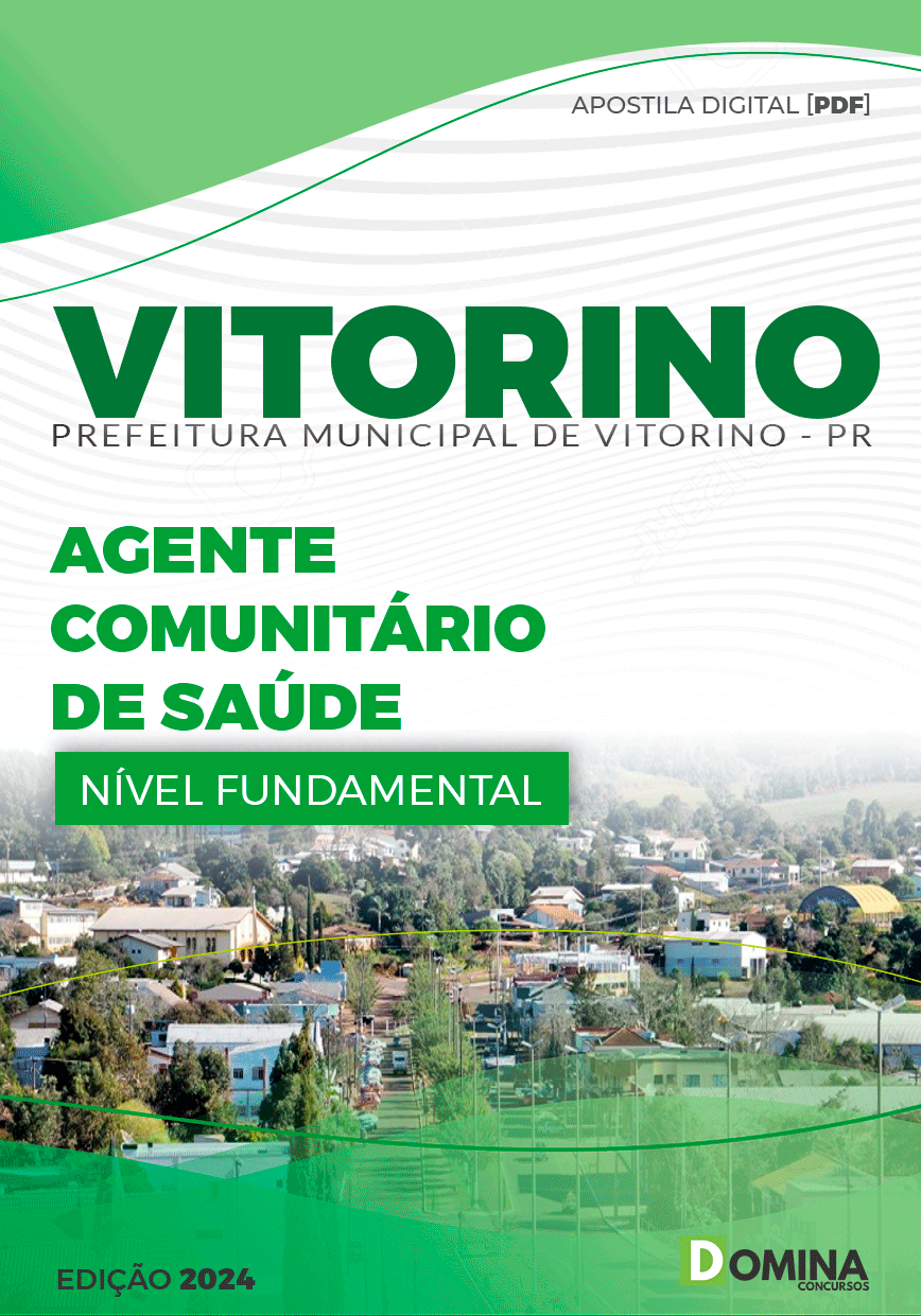 Apostila Pref Vitorino PR 2024 Agente Comunitário de Saúde