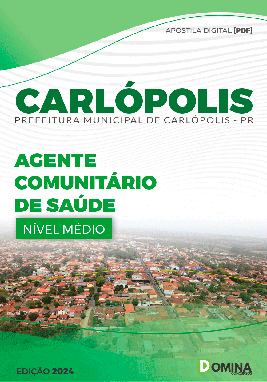 Apostila Pref Carlópolis PR 2024 Agente Comunitário de Saúde