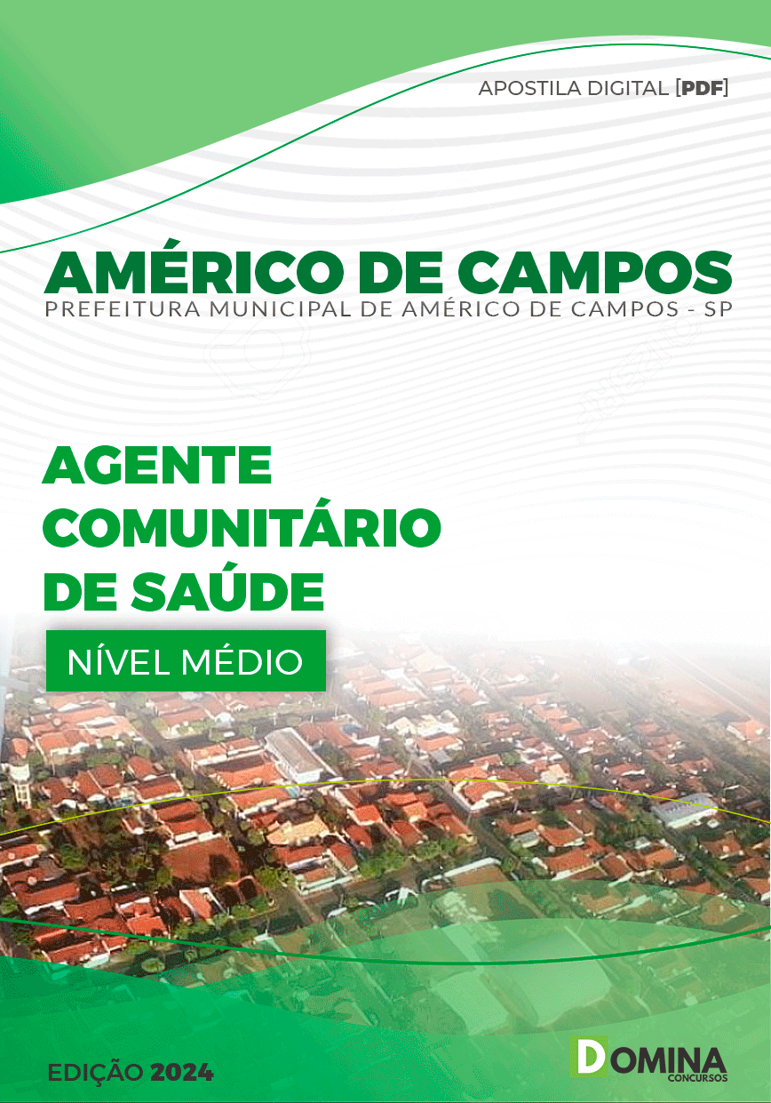 Pref Américo de Campos SP 2024 Agente Comunitário de Saúde