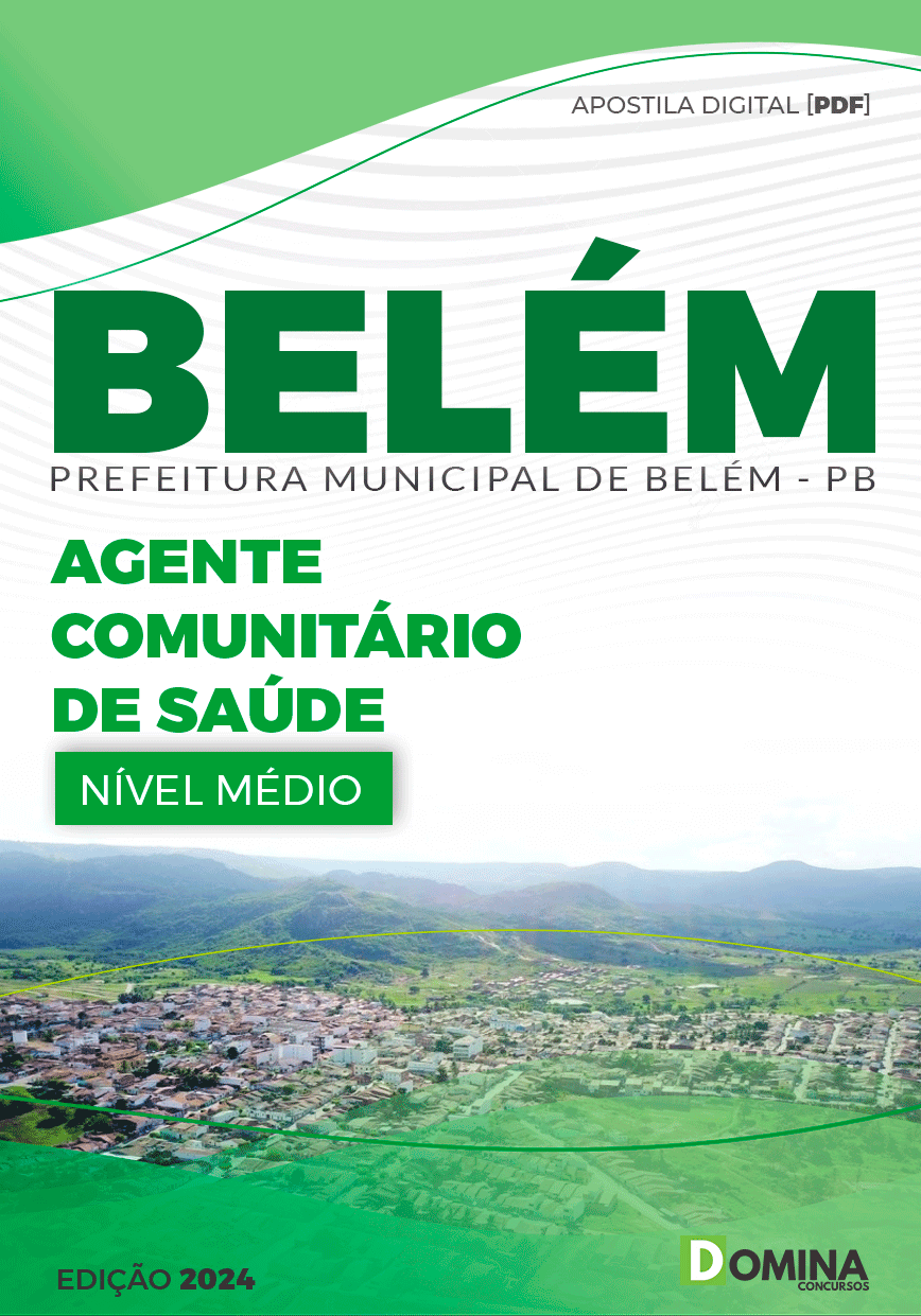 Apostila Pref Belém PB 2024 Agente Comunitário de Saúde