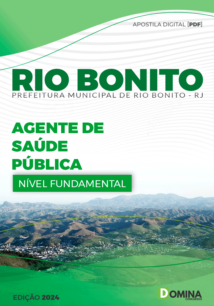 Apostila Pref Rio Bonito RJ 2024 Agente Saúde Pública