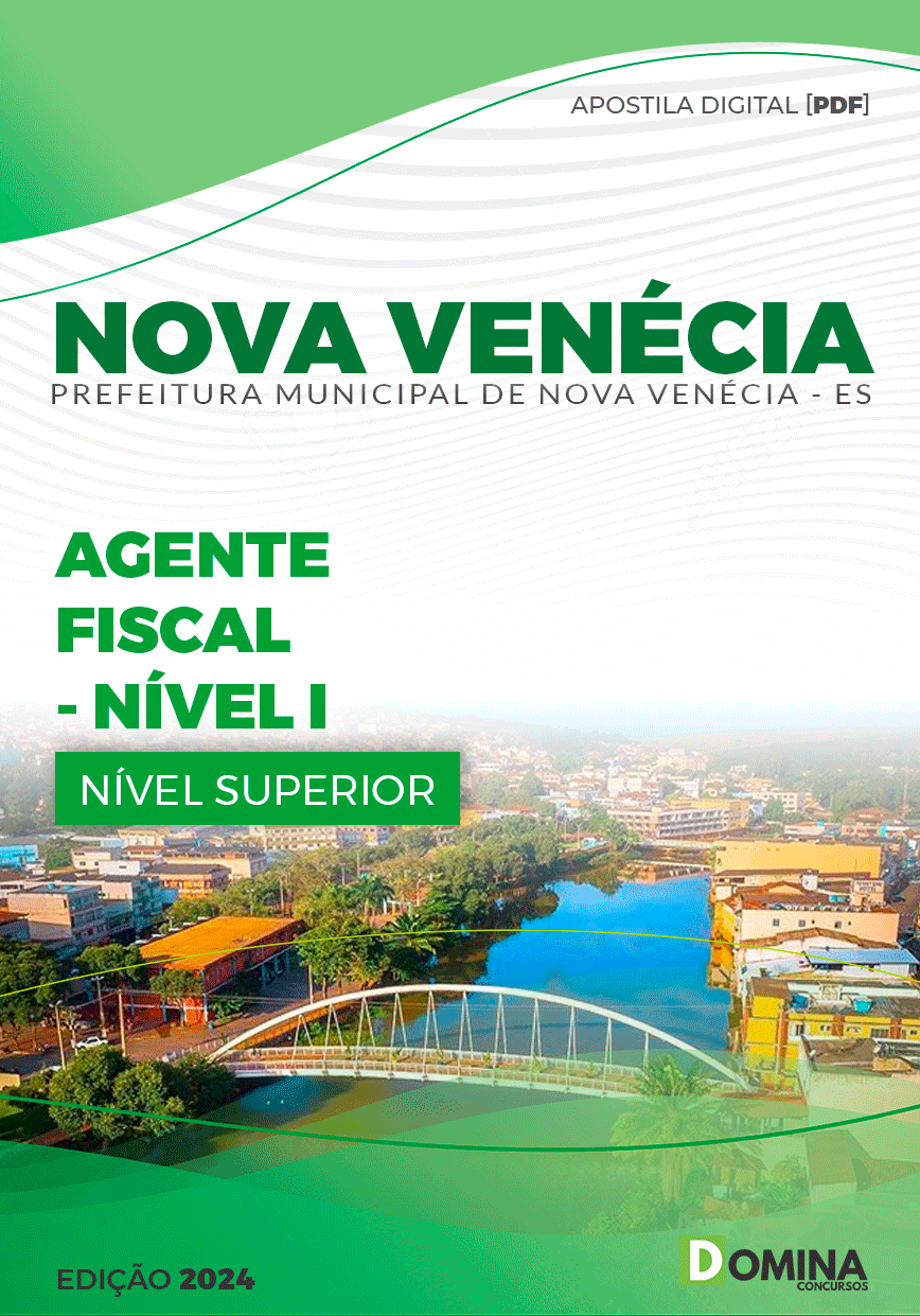 Apostila Pref Nova Venécia ES 2024 Agente Fiscal
