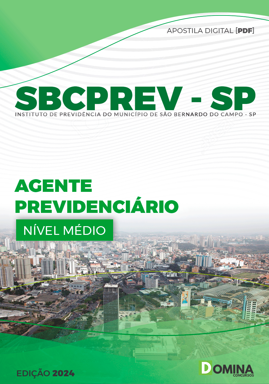 Apostila SBCPREV SP 2024 Agente Previdenciário