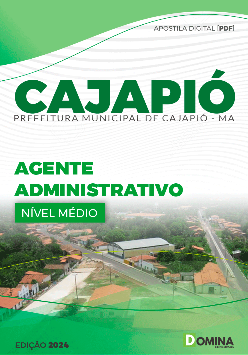 Apostila Pref Cajapió MA 2024 Agente Administrativo