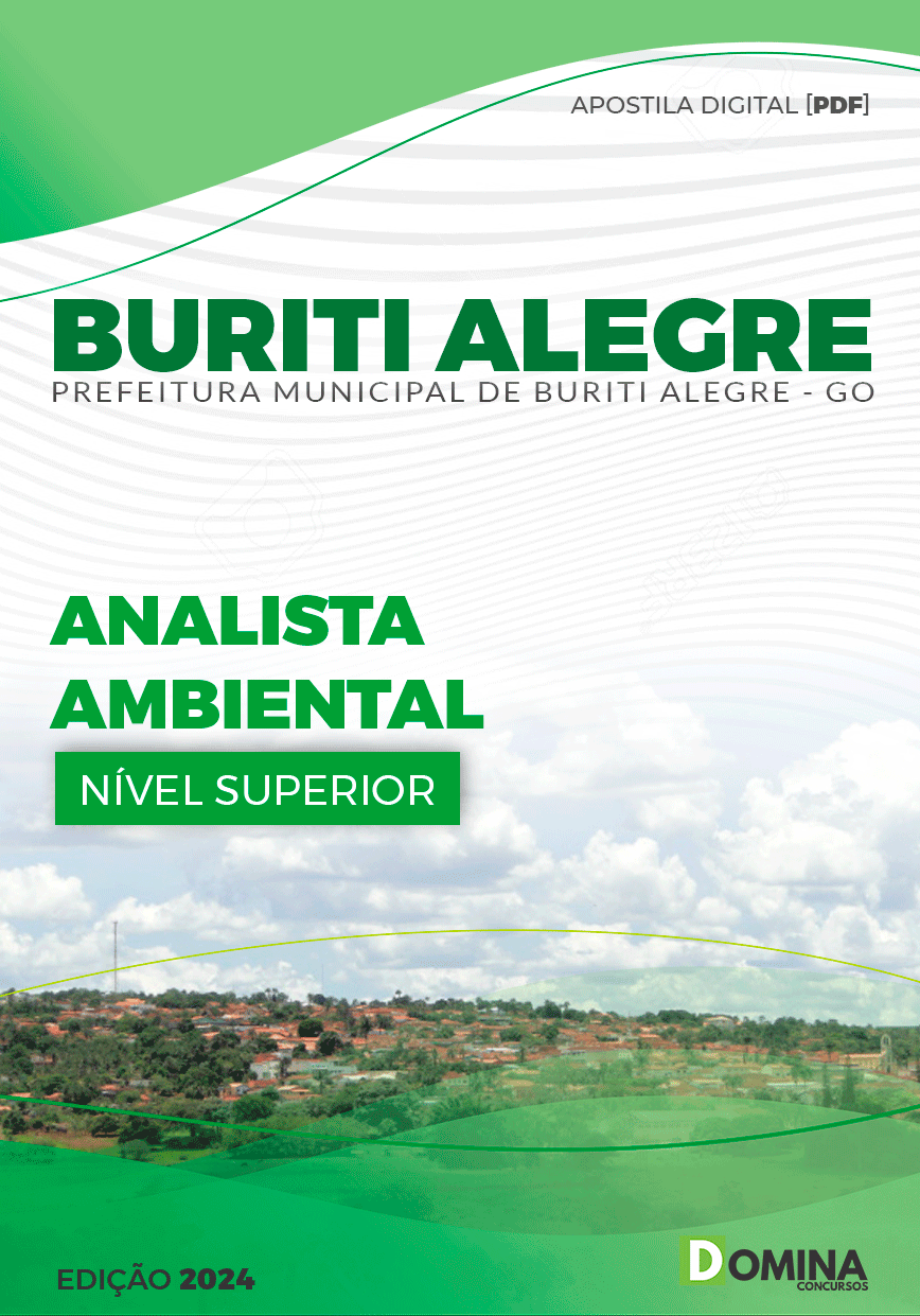Apostila Pref Buriti Alegre GO 2024 Analista Ambiental