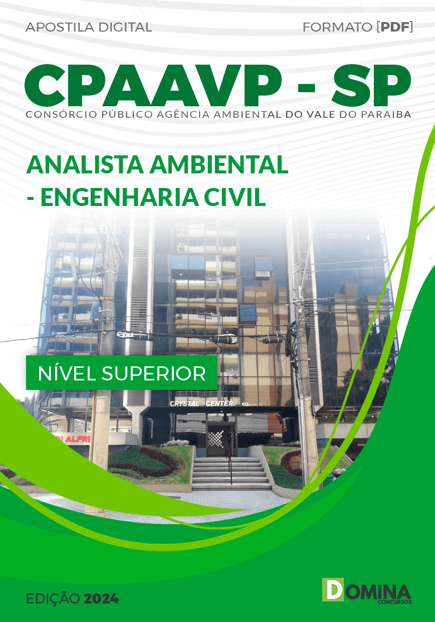Apostila CPAAVP SP 2024 Analista Ambiental Engenharia Civil