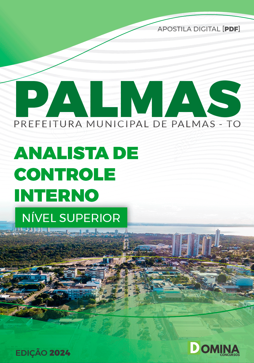 Apostila Pref Palmas TO 2024 Analista de Controle Interno