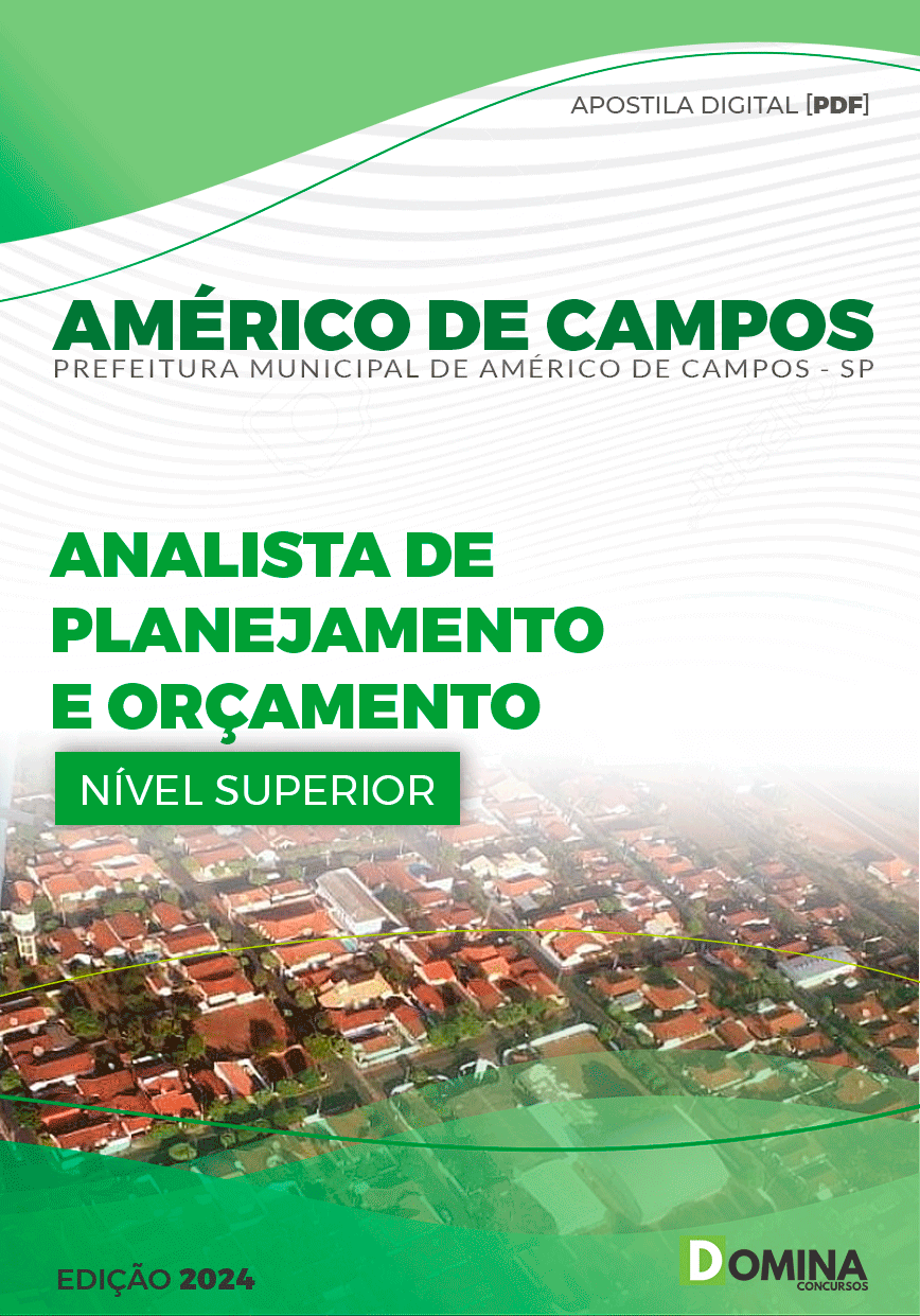 Pref Américo de Campos SP 2024 Analista de Planejamento