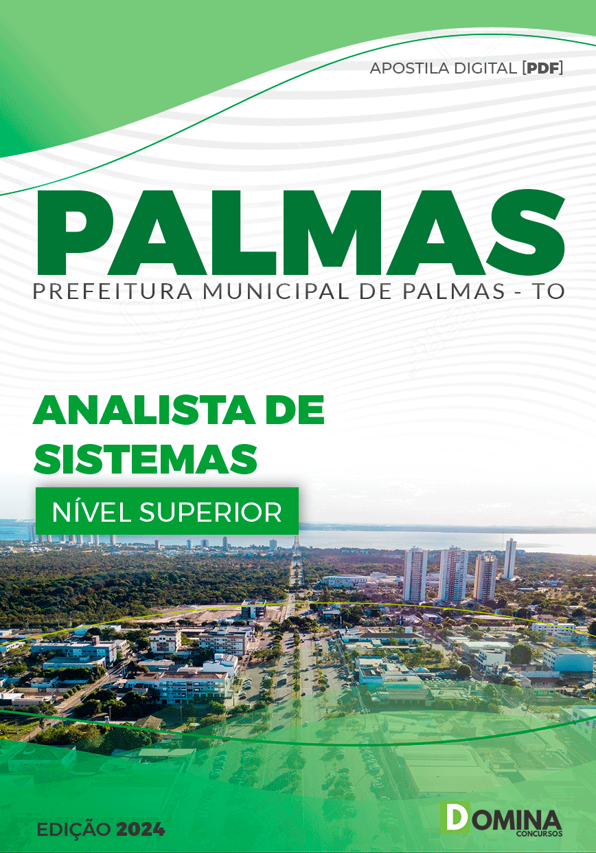 Apostila Pref Palmas TO 2024 Analista de Sistemas