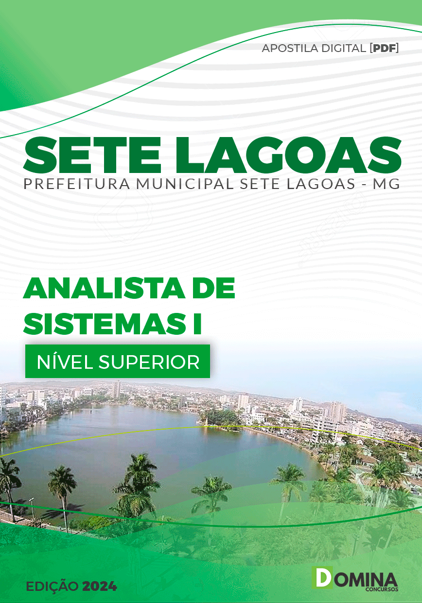 Apostila Pref Sete Lagoas MG 2024 Analista Sistemas I