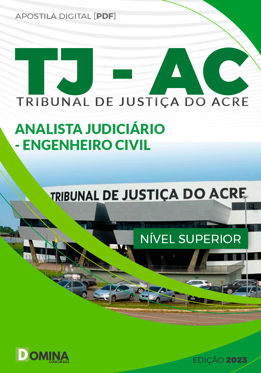 Apostila TJ AC 2024 Analista Judiciário Engenheiro Civil