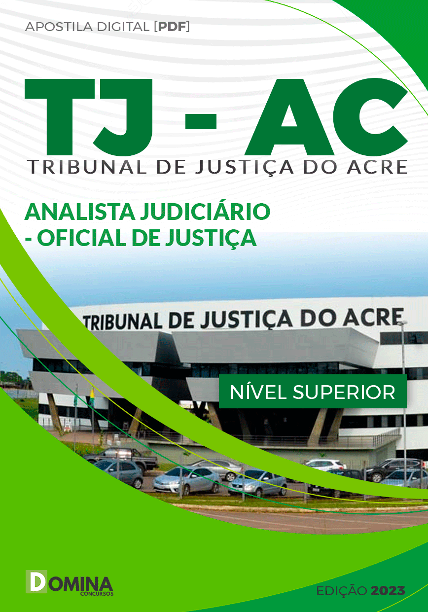 Apostila TJ AC 2024 Analista Judiciário Oficial de Justiça