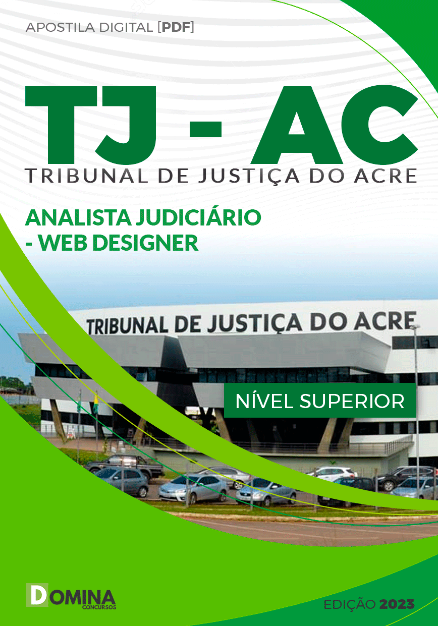 Apostila TJ AC 2024 Analista Judiciário Web Designer
