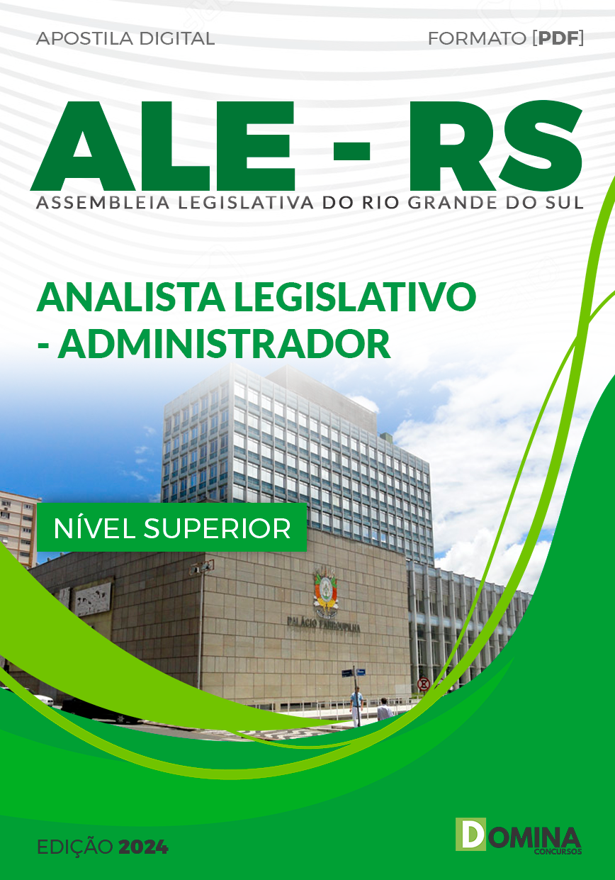 Apostila ALE RS 2024 Analista Legislativo Administrador