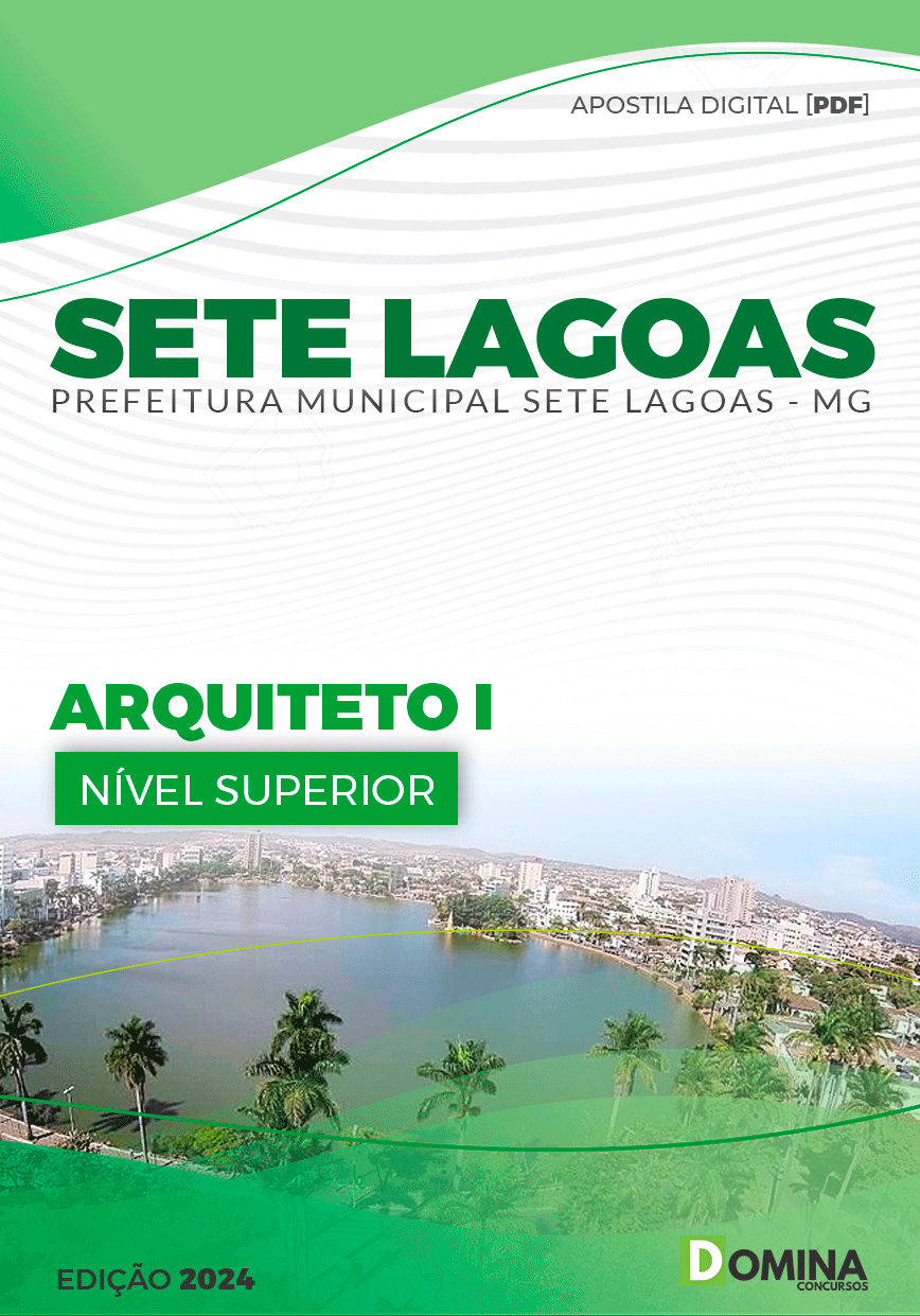 Apostila Pref Sete Lagoas MG 2024 Arquiteto I