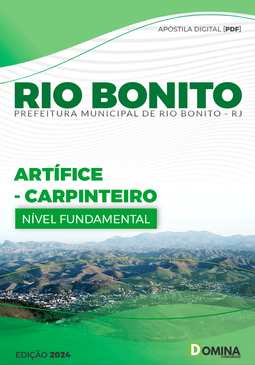 Apostila Pref Rio Bonito RJ 2024 Carpinteiro