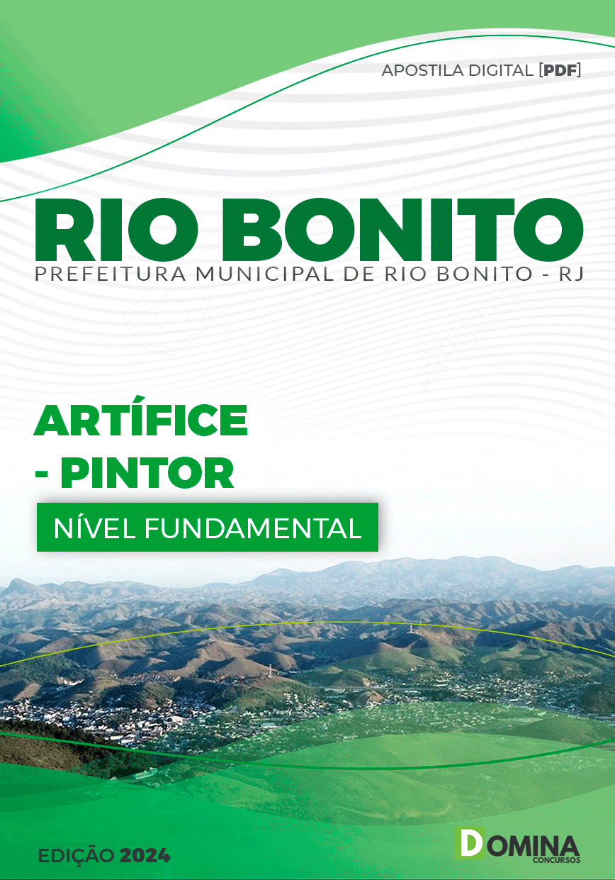 Apostila Pref Rio Bonito RJ 2024 Pintor