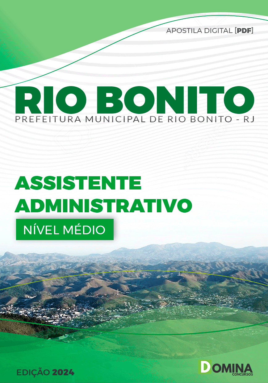 Apostila Pref Rio Bonito RJ 2024 Assistente Administrativo
