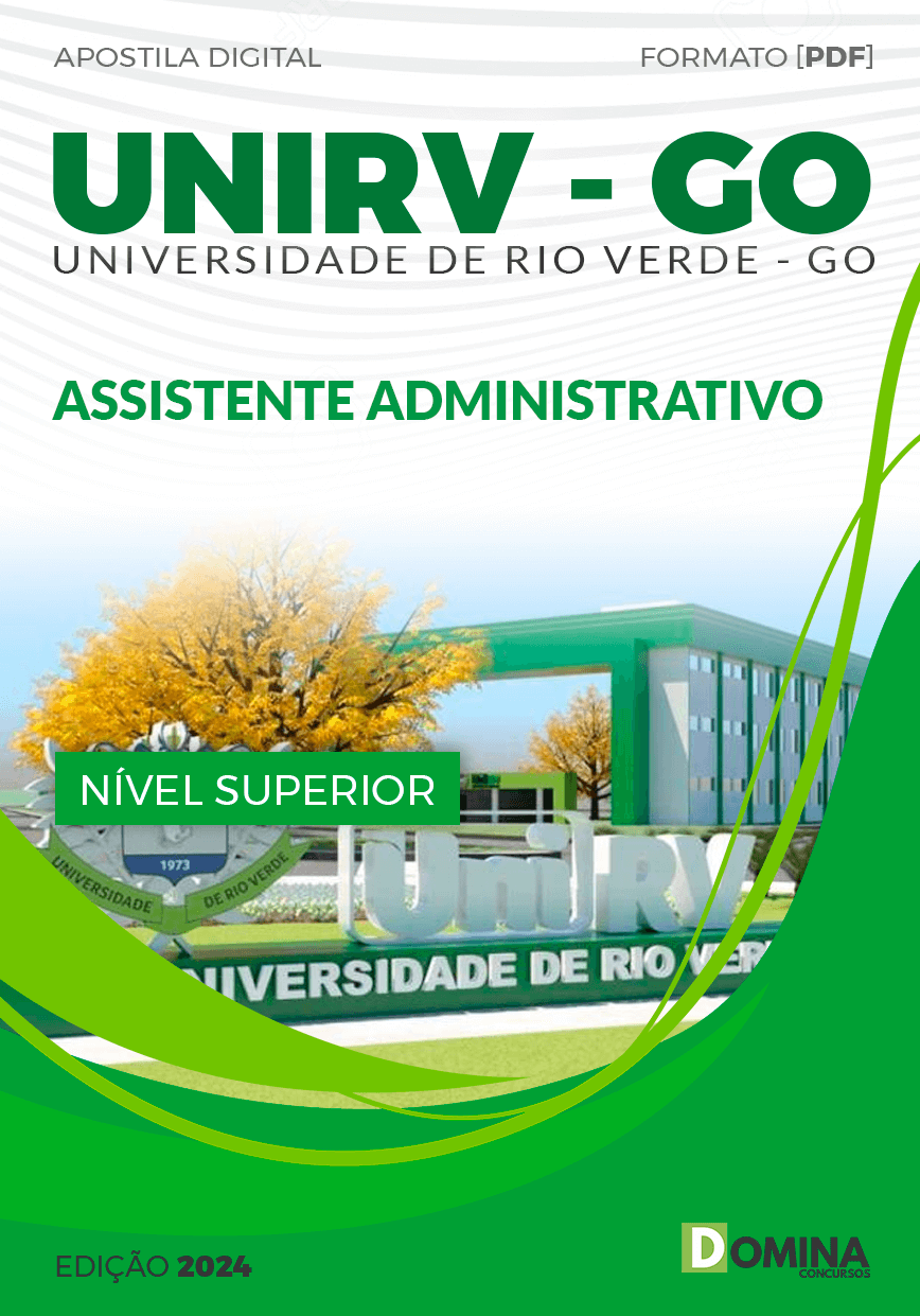 Apostila UniRV GO 2024 Assistente Administrativo
