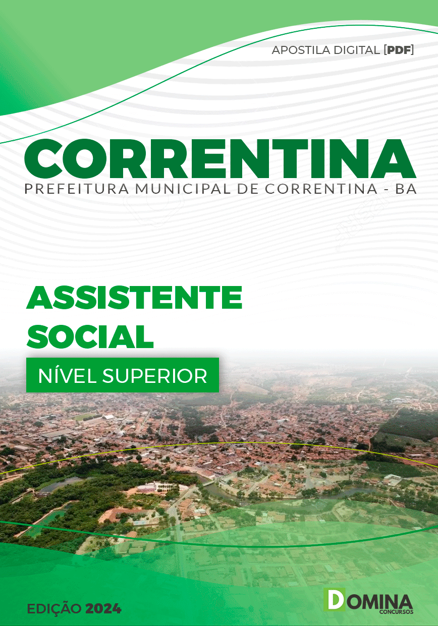 Apostila Pref Correntina BA 2024 Assistente Social