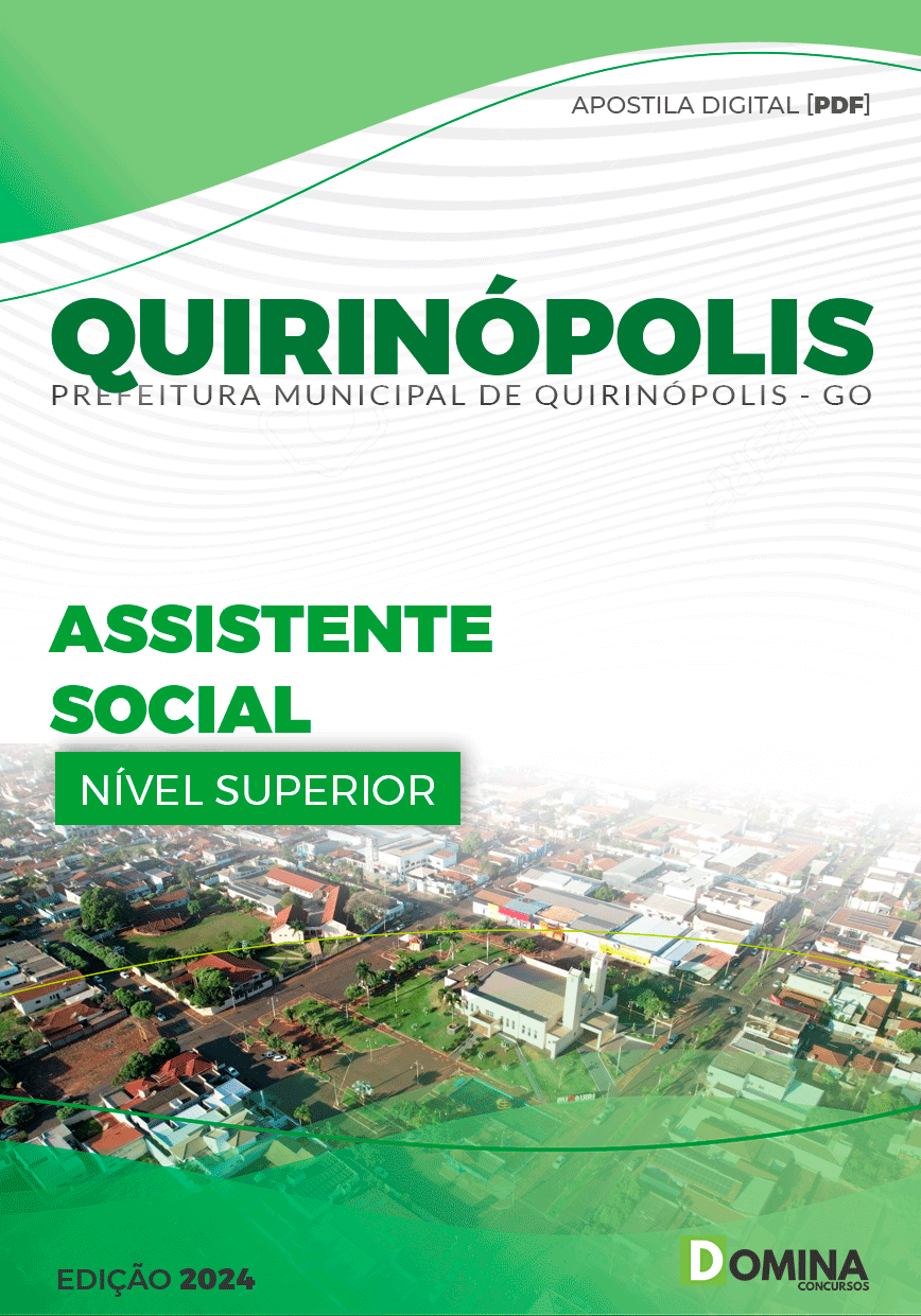 Apostila Pref Quirinópolis GO 2024 Assistente Social