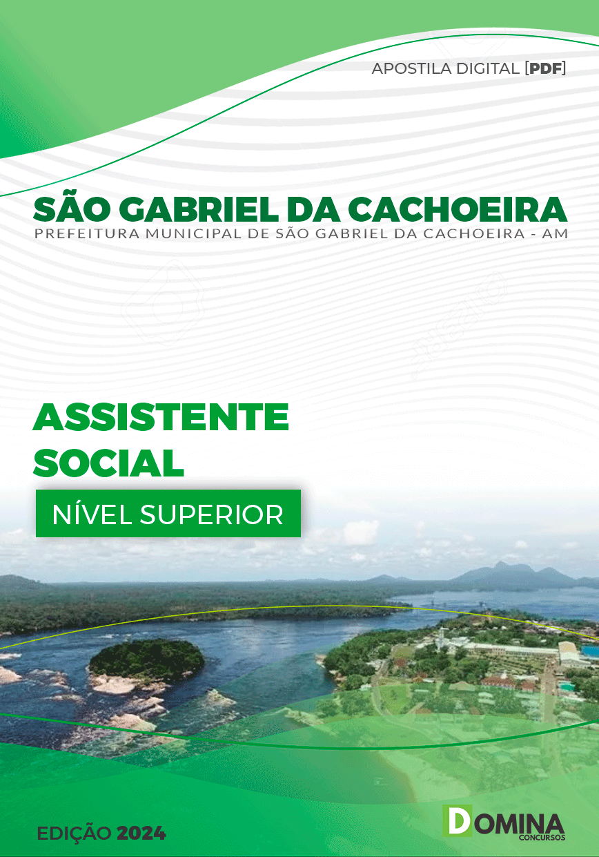 Apostila Pref São Gabriel Cachoeira AM 2024 Assistente Social