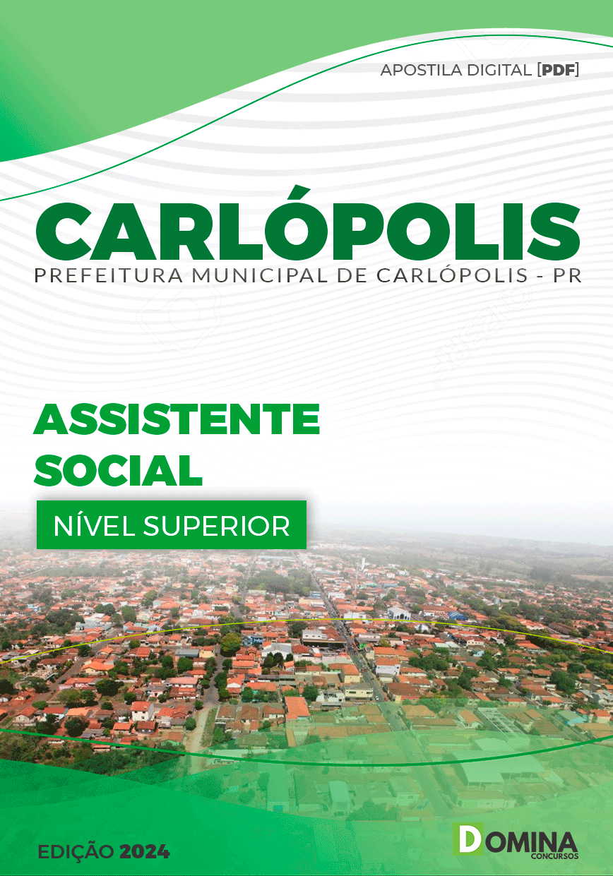 Apostila Pref Carlópolis PR 2024 Assistente Social