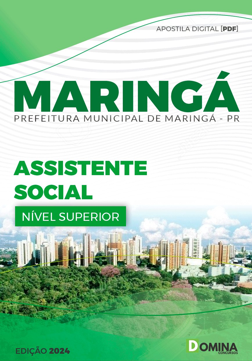 Apostila Pref Maringá PR 2024 Assistente Social