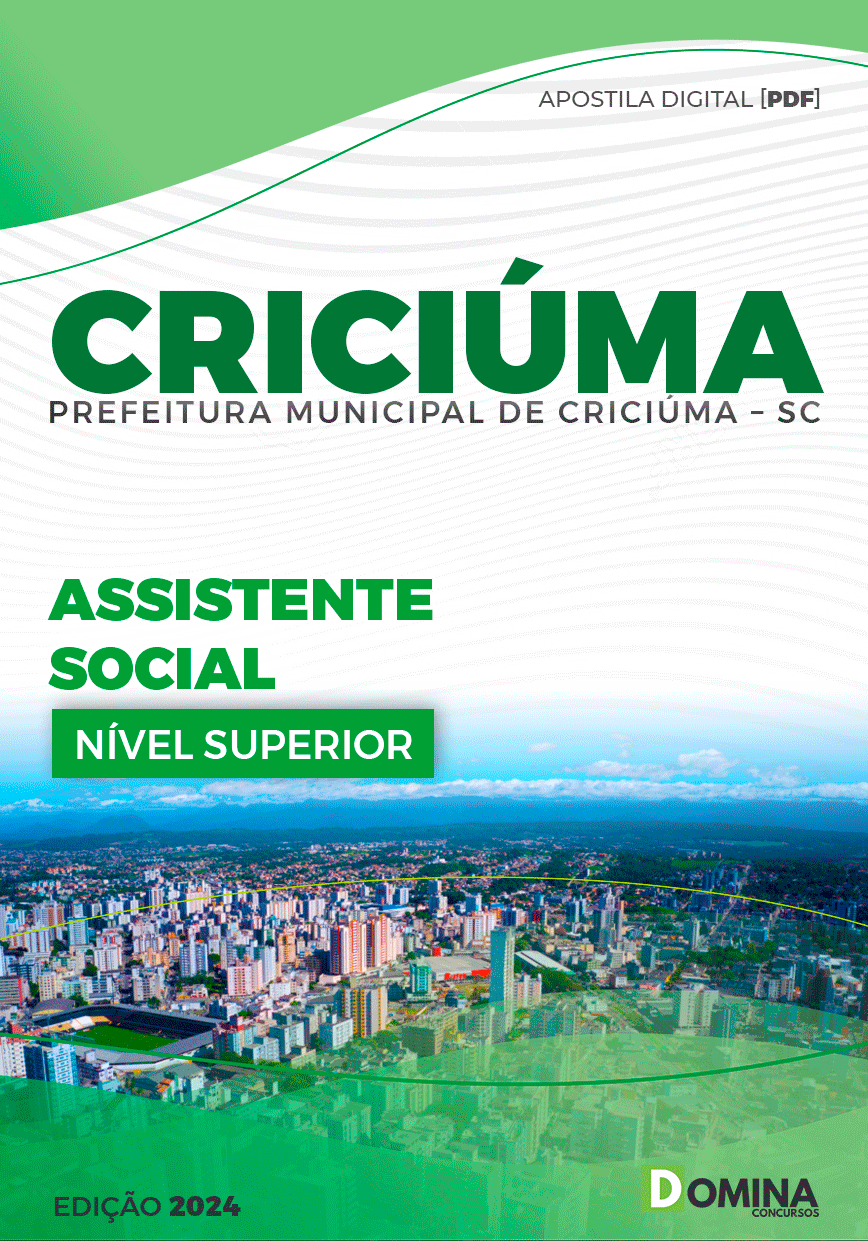 Apostila Pref Criciúma SC 2024 Assistente Social