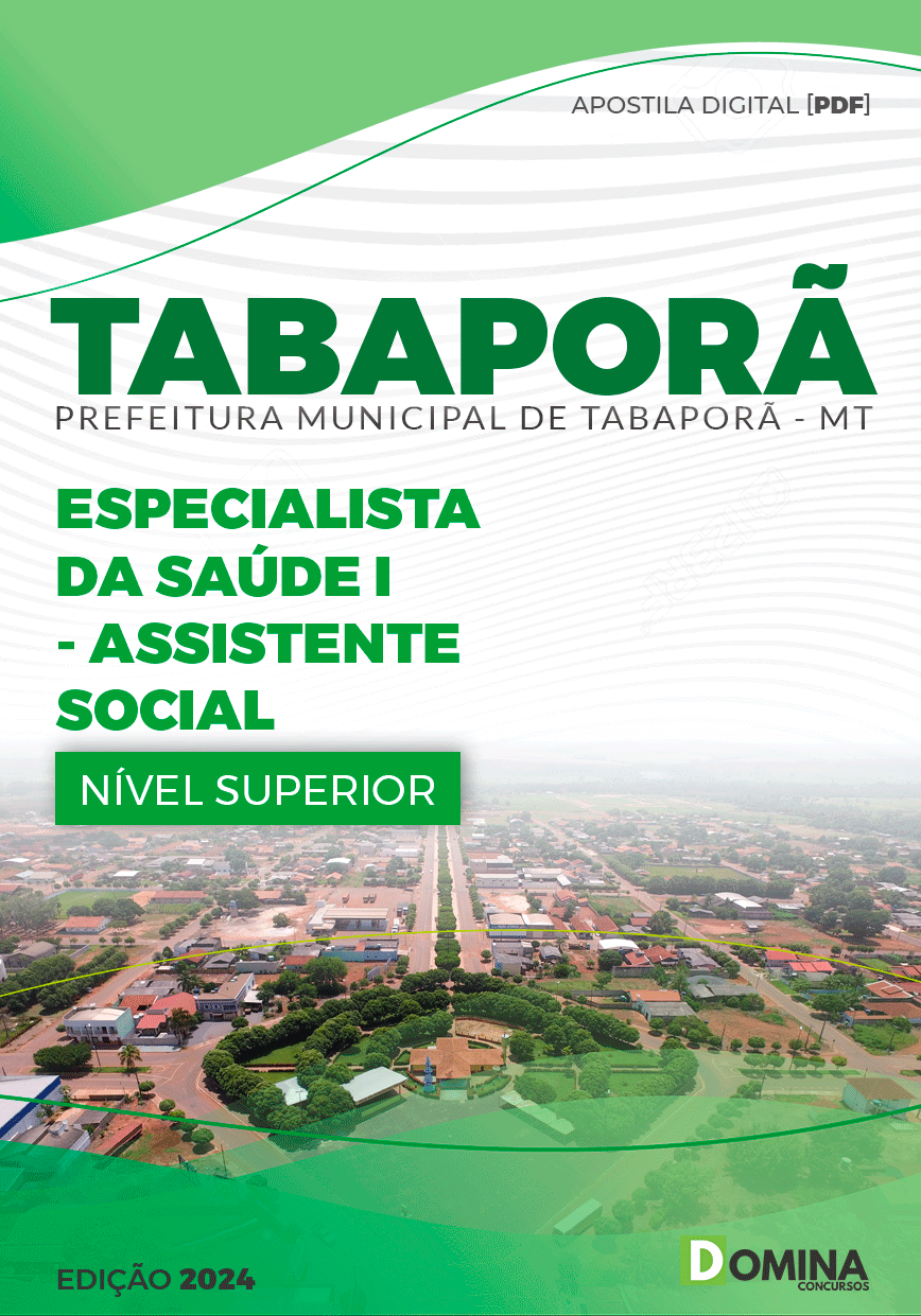 Apostila Pref Tabaporã MT 2024 Assistente SocialApostila Pref Tabaporã MT 2024 Assistente Social