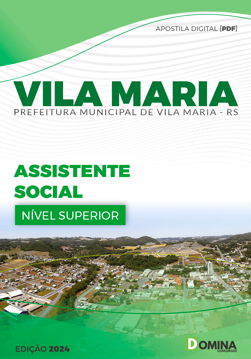 Apostila Pref Vila Maria RS 2024 Assistente Social