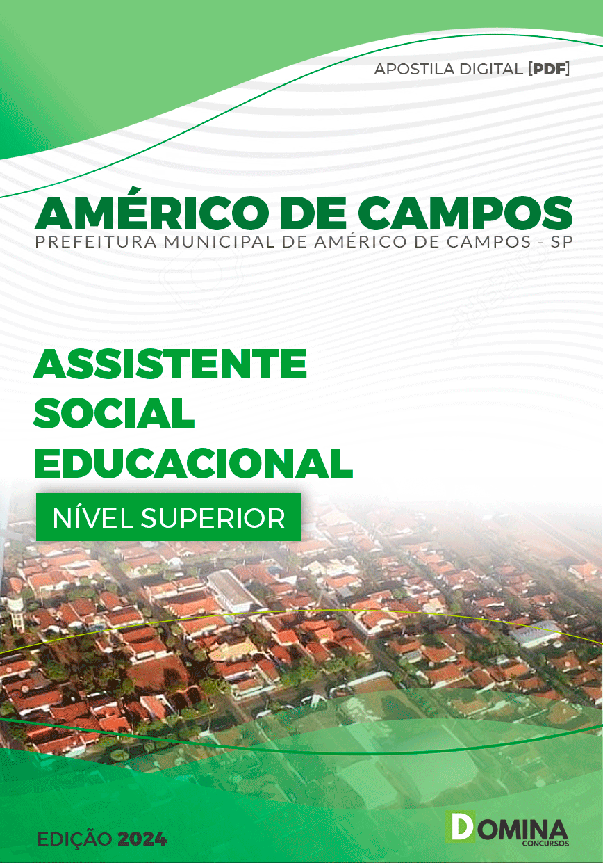Pref Américo de Campos SP 2024 Assistente Social Educacional