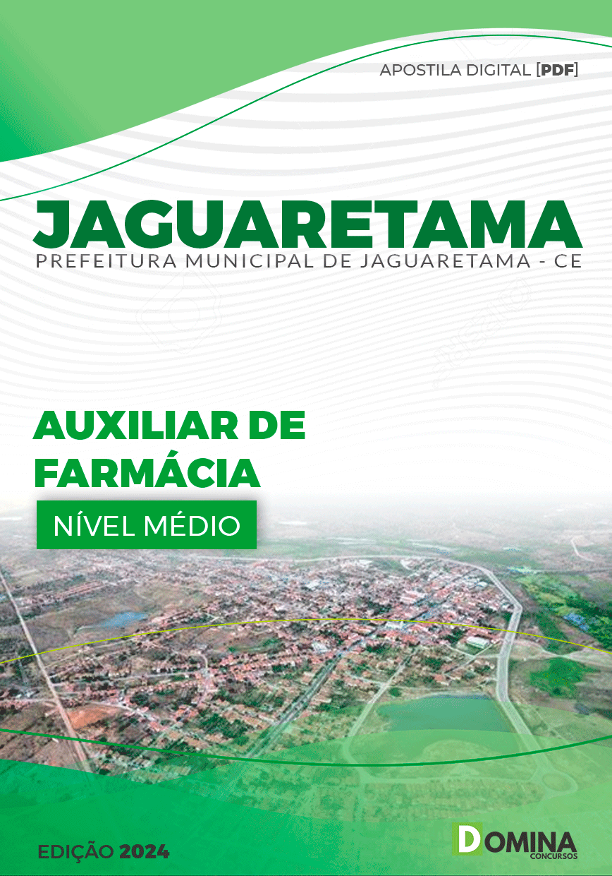 Apostila Pref Jaguaretama CE 2024 Auxiliar Farmácia