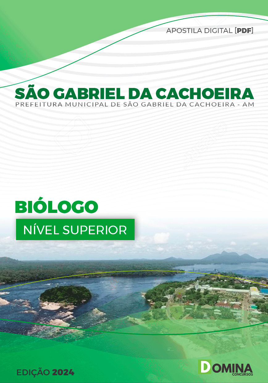 Apostila Pref São Gabriel Cachoeira AM 2024 Biólogo