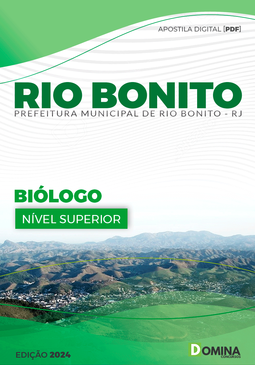 Apostila Pref Rio Bonito RJ 2024 Biólogo