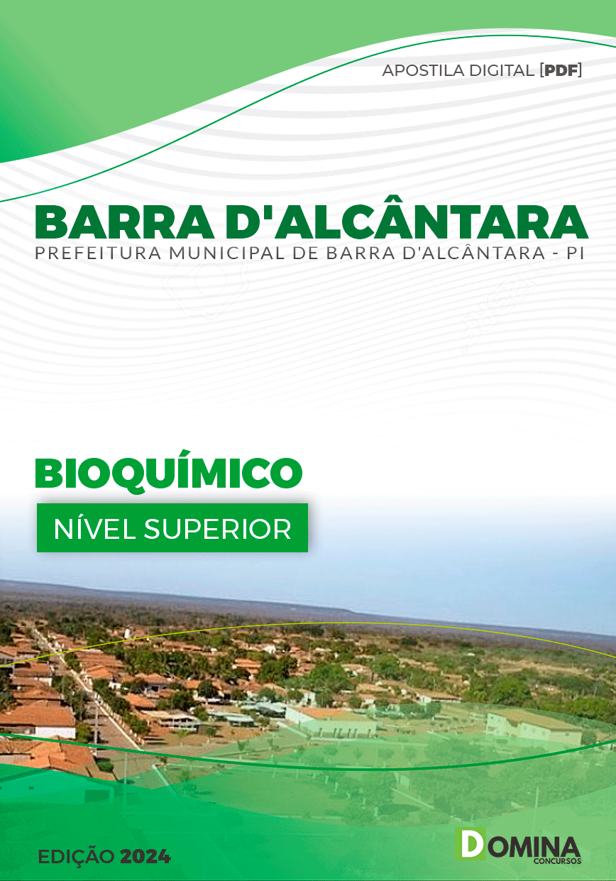 Apostila Pref Barra D'Alcântara PI 2024 Bioquímico