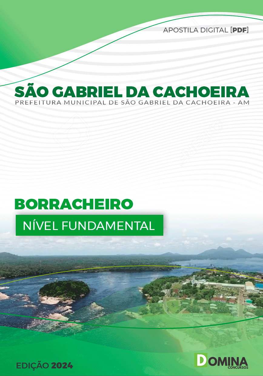 Apostila Pref São Gabriel Cachoeira AM 2024 Borracheiro