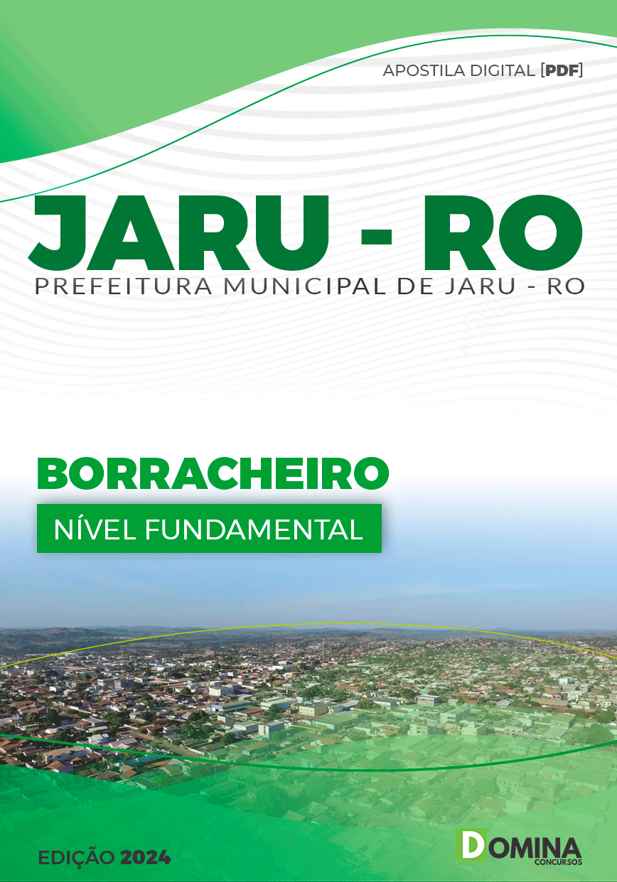 Apostila Pref Jaru RO 2024 Borracheiro