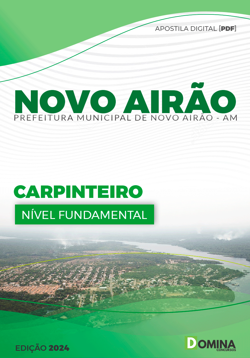 Apostila Pref Novo Airão AM 2024 Carpinteiro