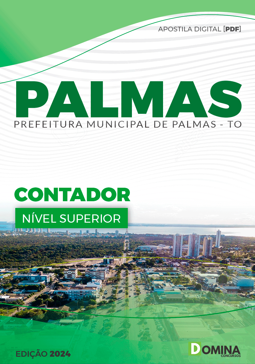 Apostila Pref Palmas TO 2024 Contador