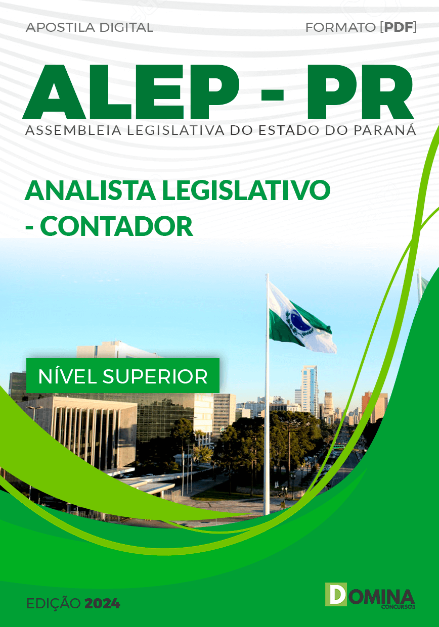 Apostila ALEP PR 2024 Analista Legislativo Contador