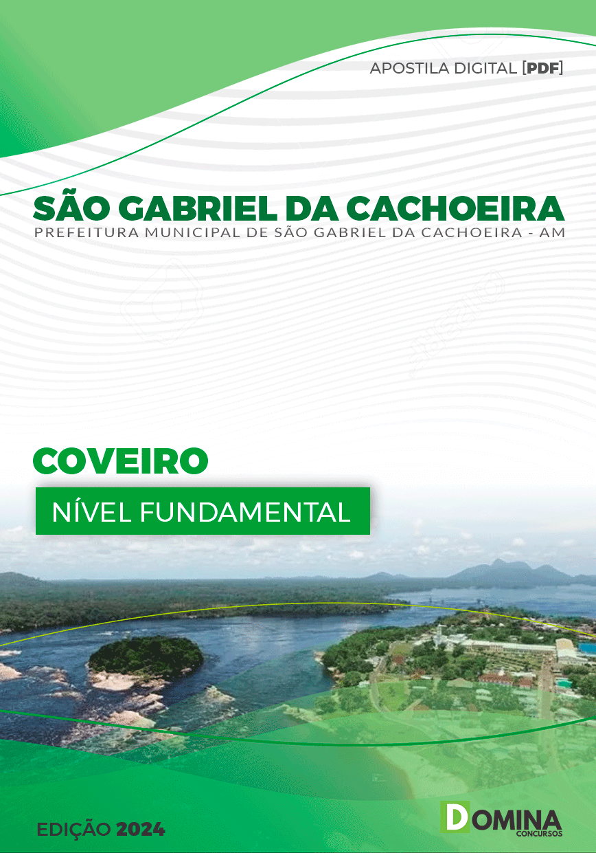 Apostila Pref São Gabriel Cachoeira AM 2024 Coveiro