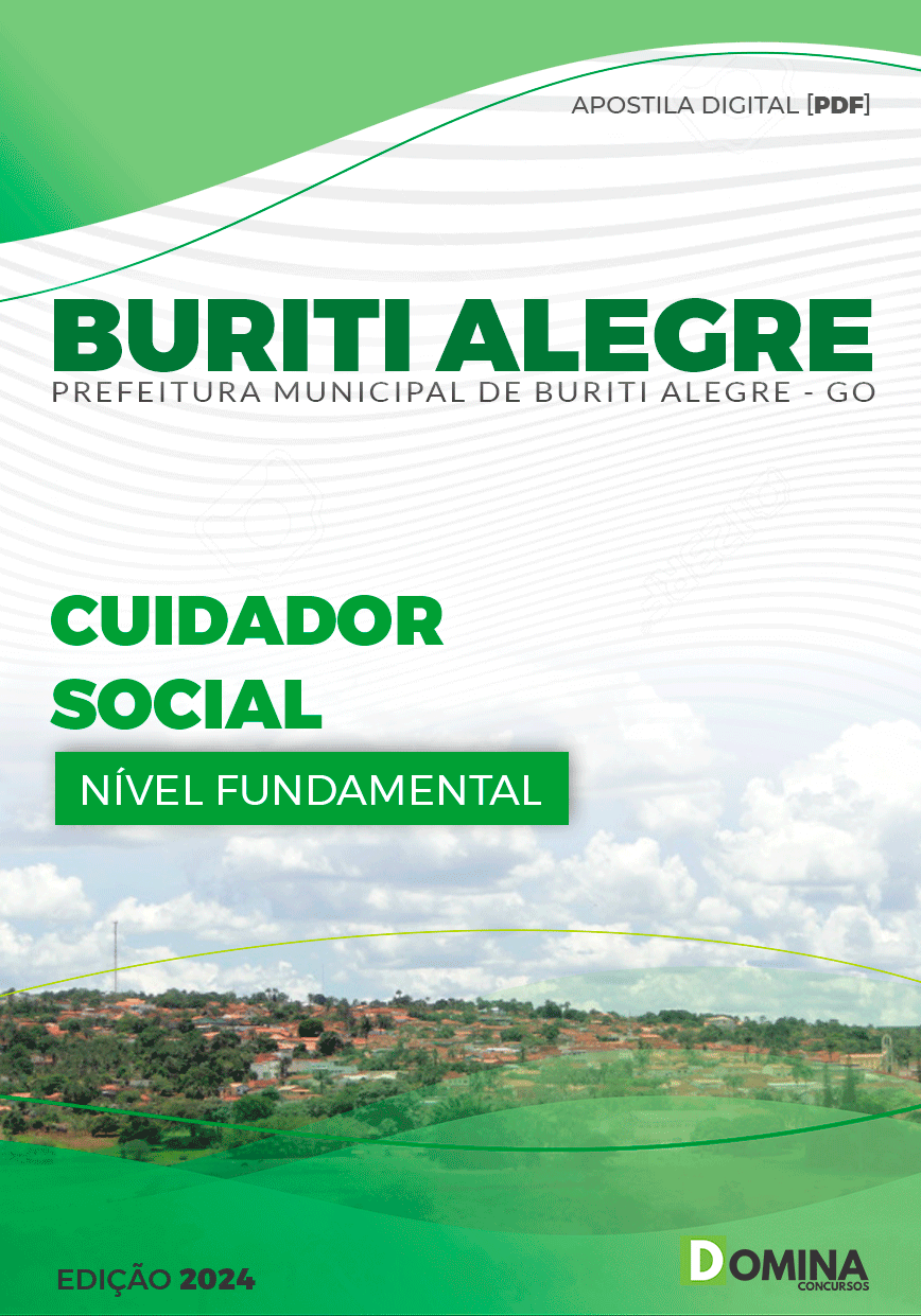 Apostila Pref Buriti Alegre GO 2024 Cuidador Social