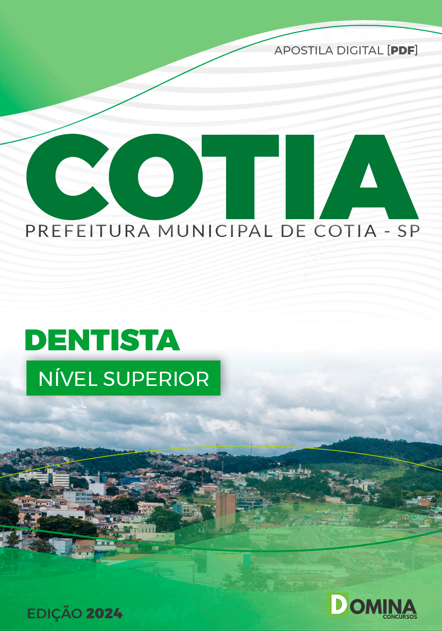 Apostila Concurso Pref Cotia SP 2024 Dentista