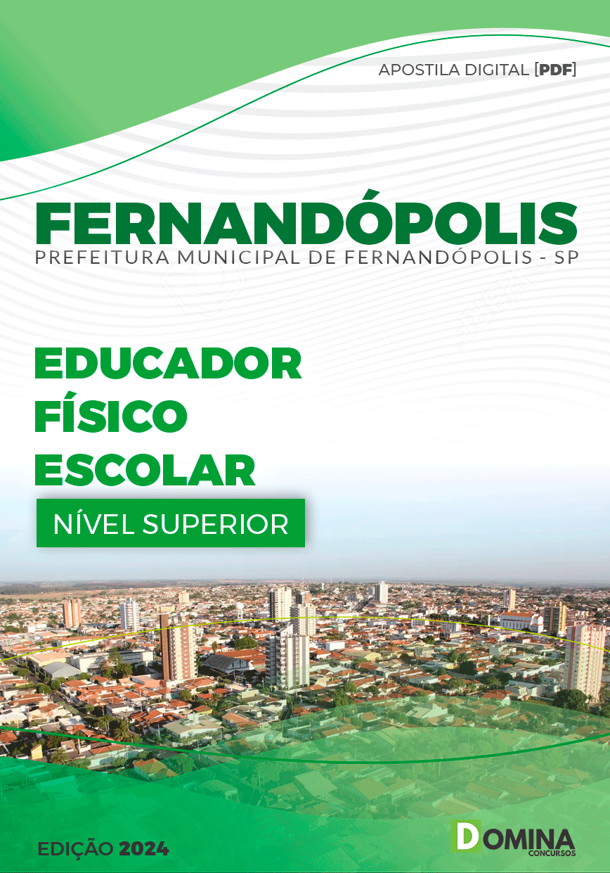 Apostila Pref Fernandópolis SP 2024 Educador Físico Escolar
